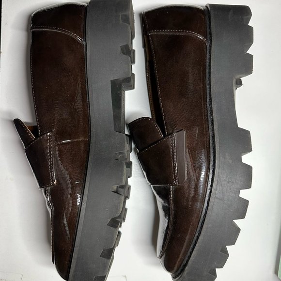 π·ππFranco Sarto Brindy Platform Loafer in Burgundy in US 8 Women'sπ·ππ - Picture 6 of 6